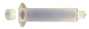 JG10A-30-UVA, 10cc Clear Luer Lock UVA Air Syringe with White PE Stopper, Qty 30